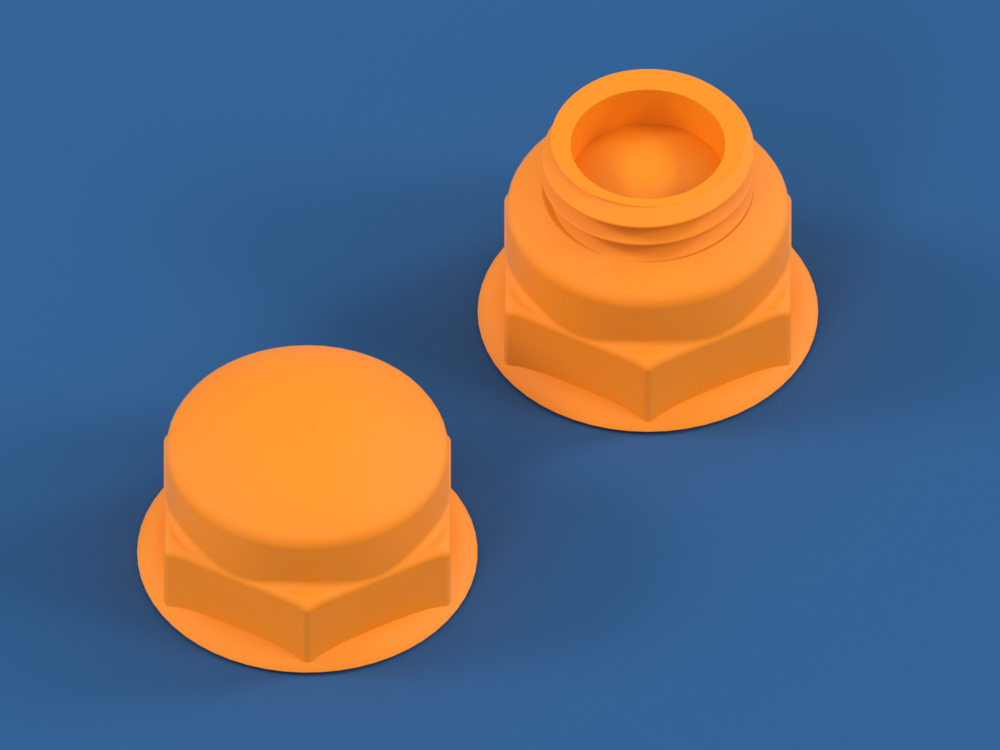 Chụp Đai Ốc Jack 1/4" (6.35mm)