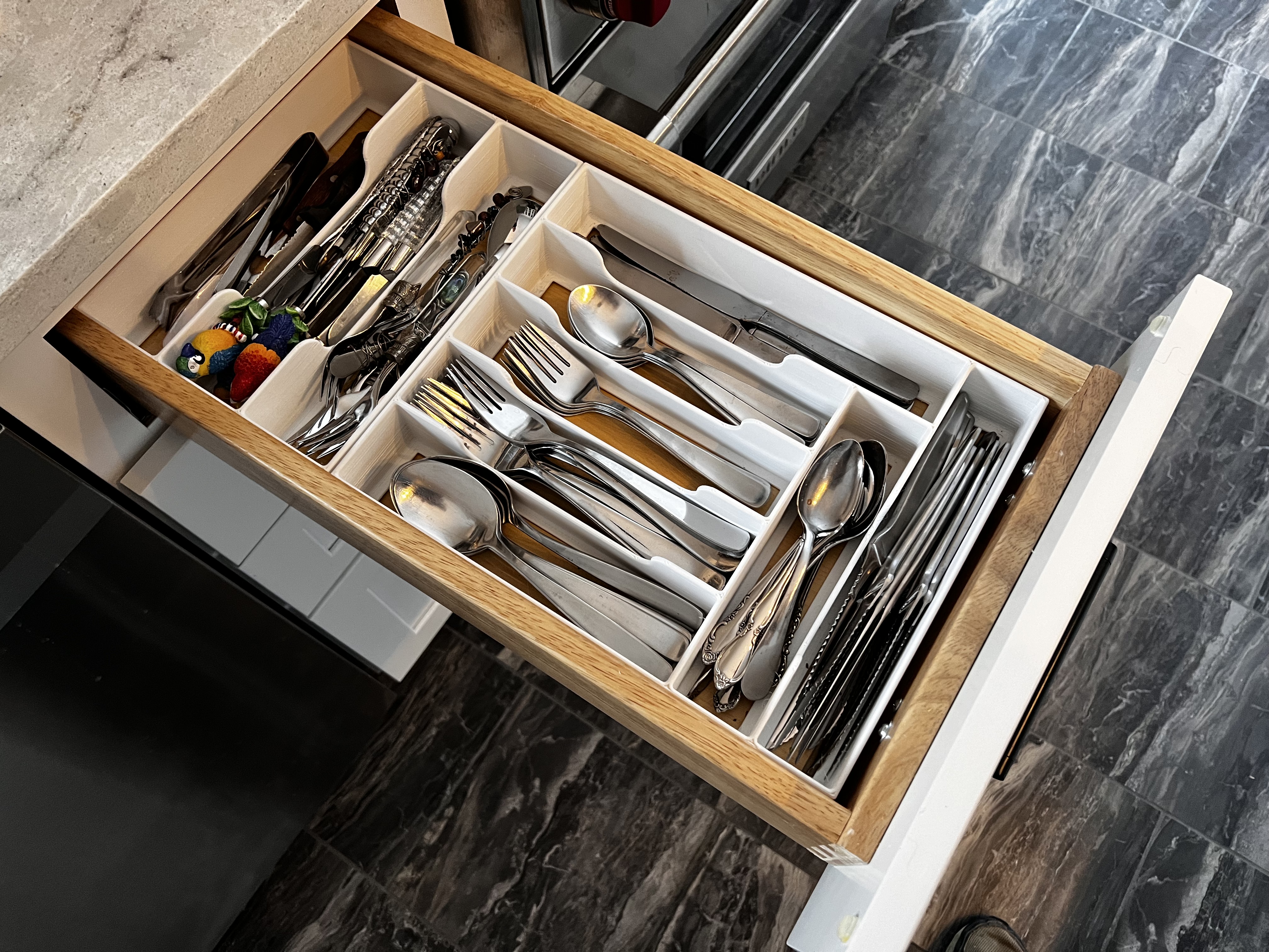 Bộ 2 Khay Đựng Muỗng Nĩa Ngăn Kéo 12" x 9.7" & 7.5" x 9.7"