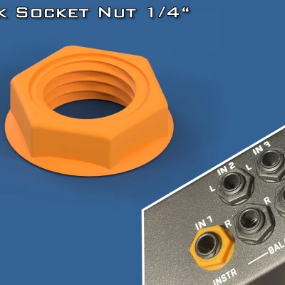 Ốc Jack Cắm 1/4" (6.35mm)