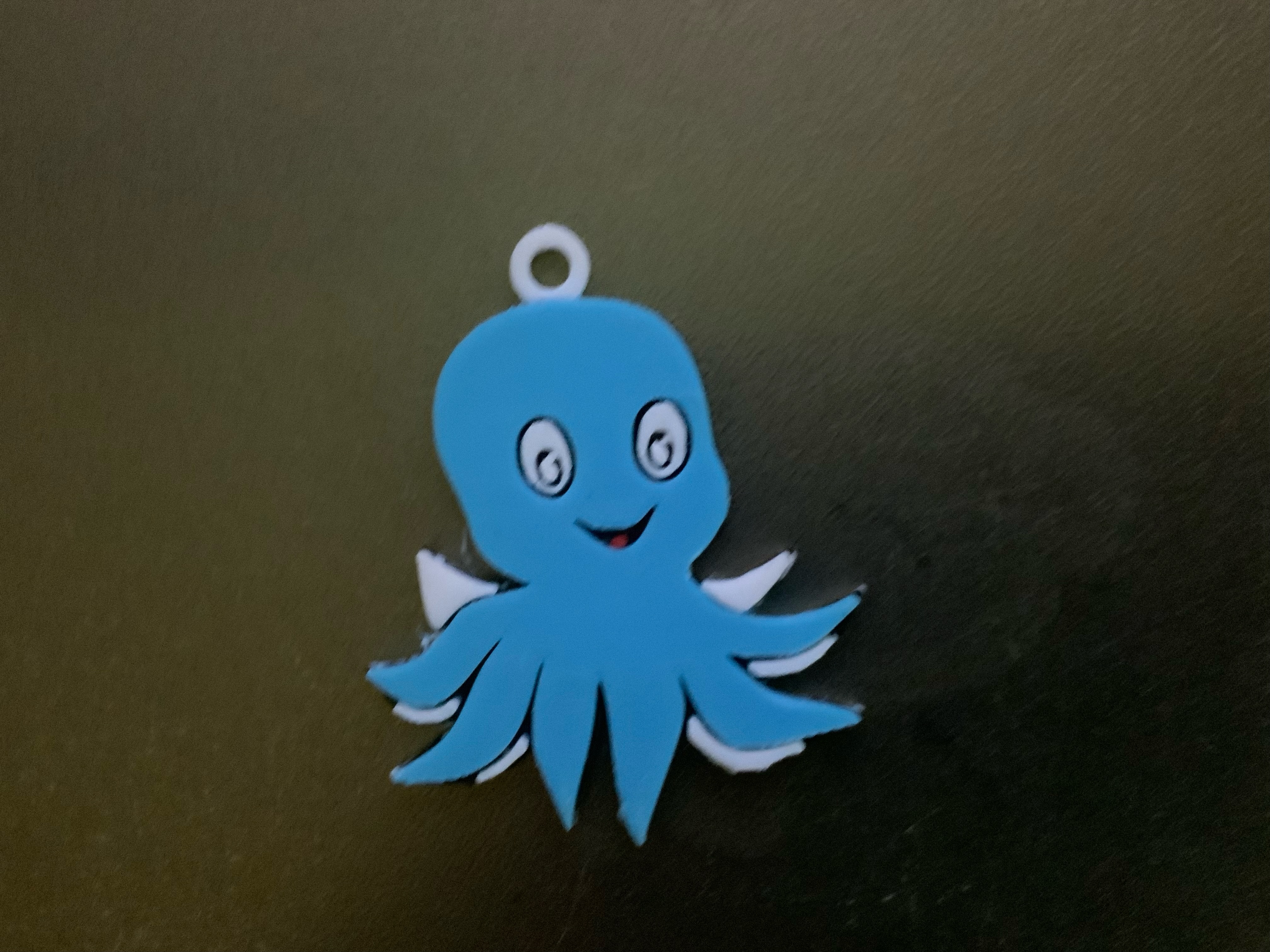 Móc khóa/Mặt dây chuyền bạch tuộc dễ thương Oli