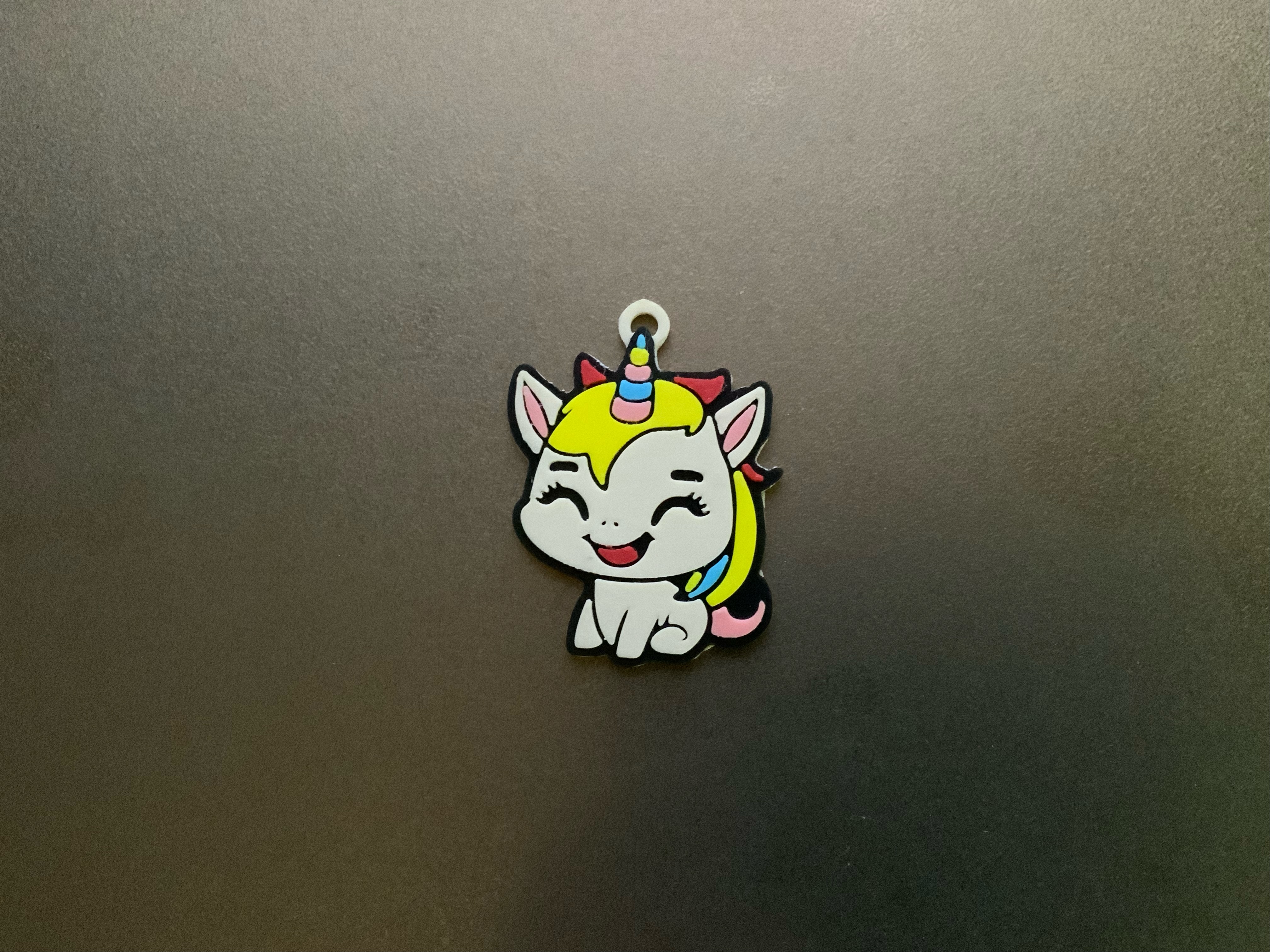 Móc khóa/Mặt dây chuyền kỳ lân dễ thương, Dawn, nhiều màu