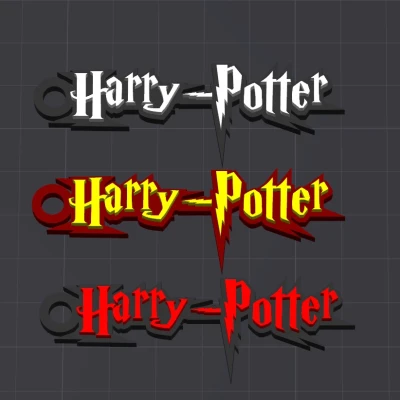 móc khóa harry potter dễ in