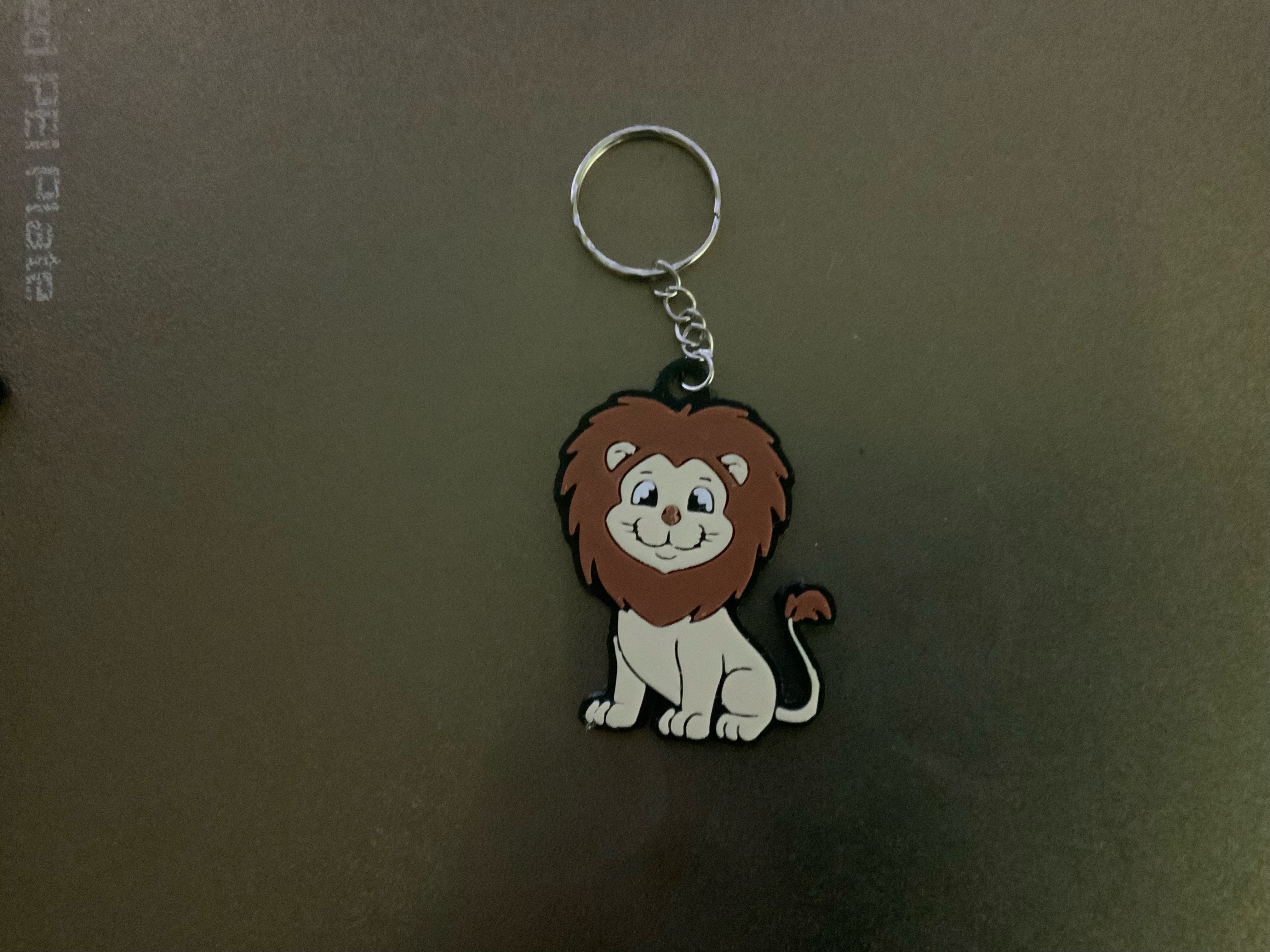 Móc khóa/mặt dây chuyền sư tử Larry dễ thương