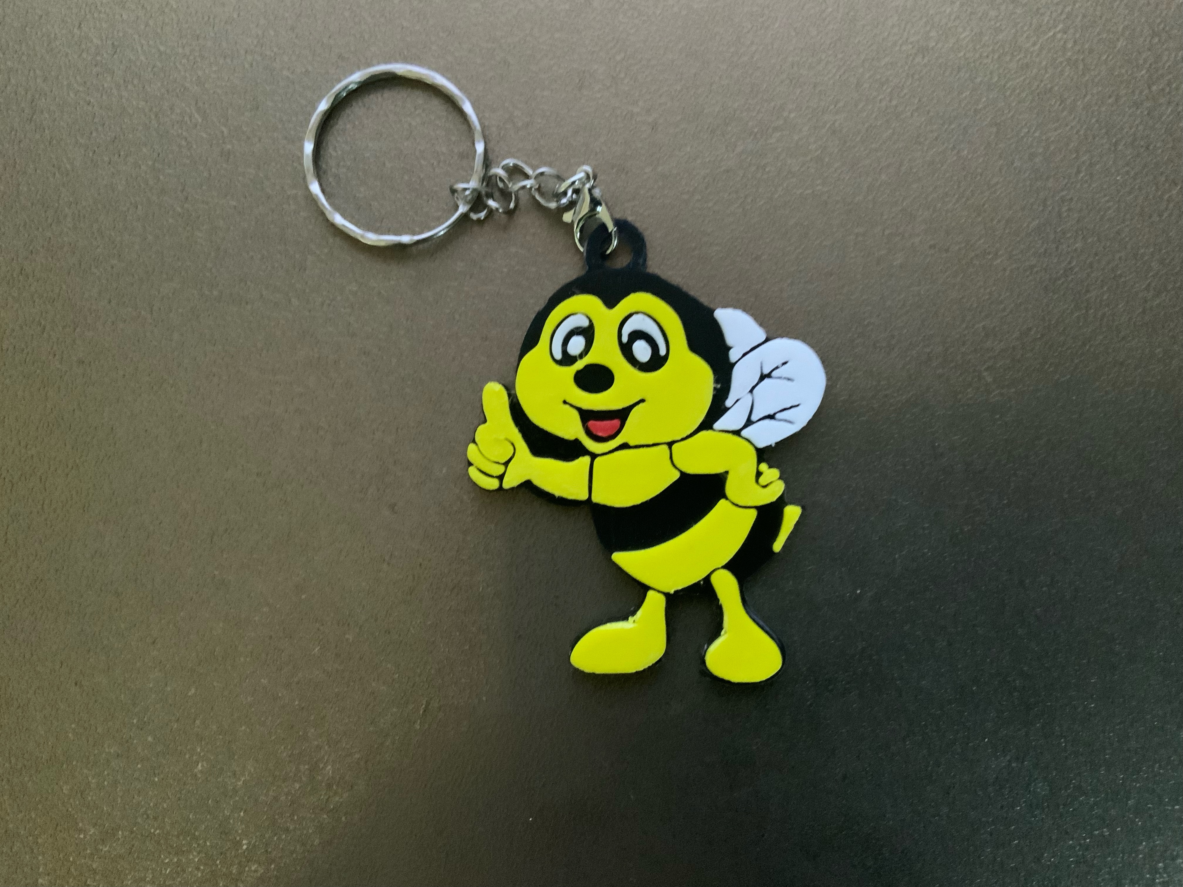 Móc Khóa Con Ong Barney Dễ Thương - Charm Vòng Cổ