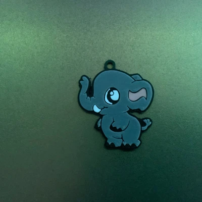 Móc khóa/Mặt dây chuyền voi Alfe dễ thương