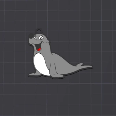 Móc khóa / Mặt dây chuyền hải cẩu Neal dễ thương