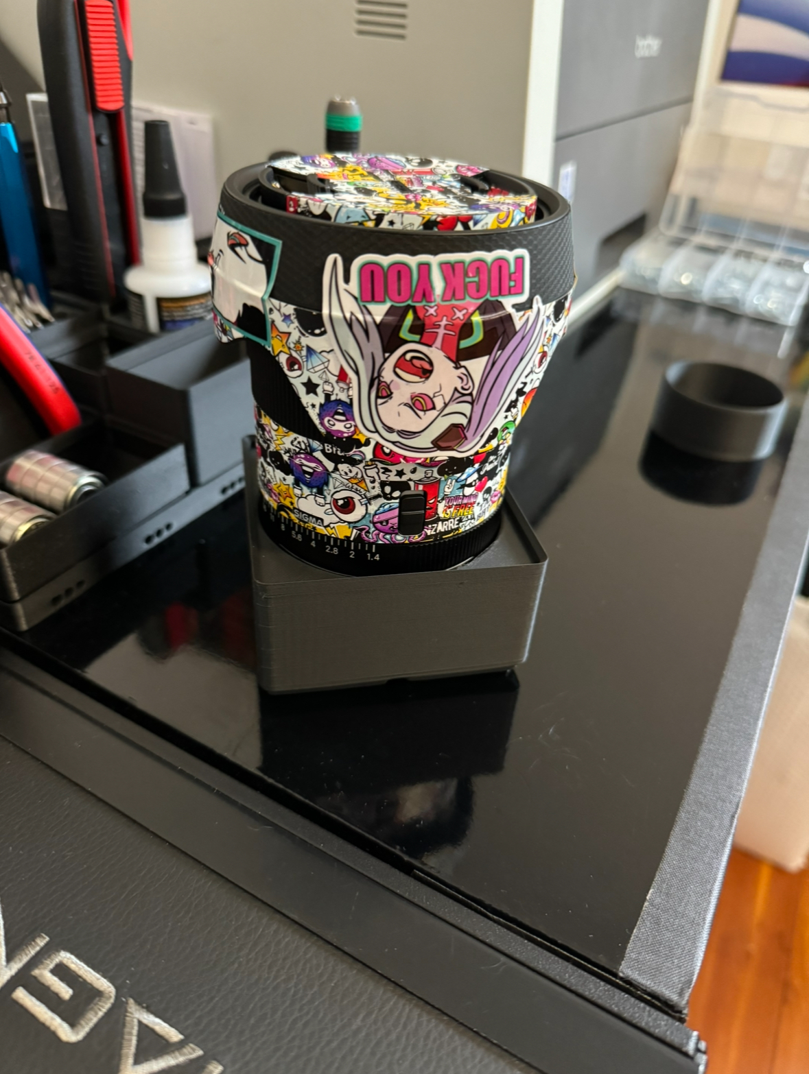 Giá Đỡ Ống Kính Sony E-Mount Cho Gridfinity