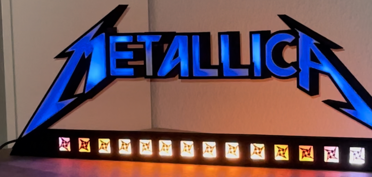 Biển LED "Metallica" Phản Ứng Theo Âm Thanh