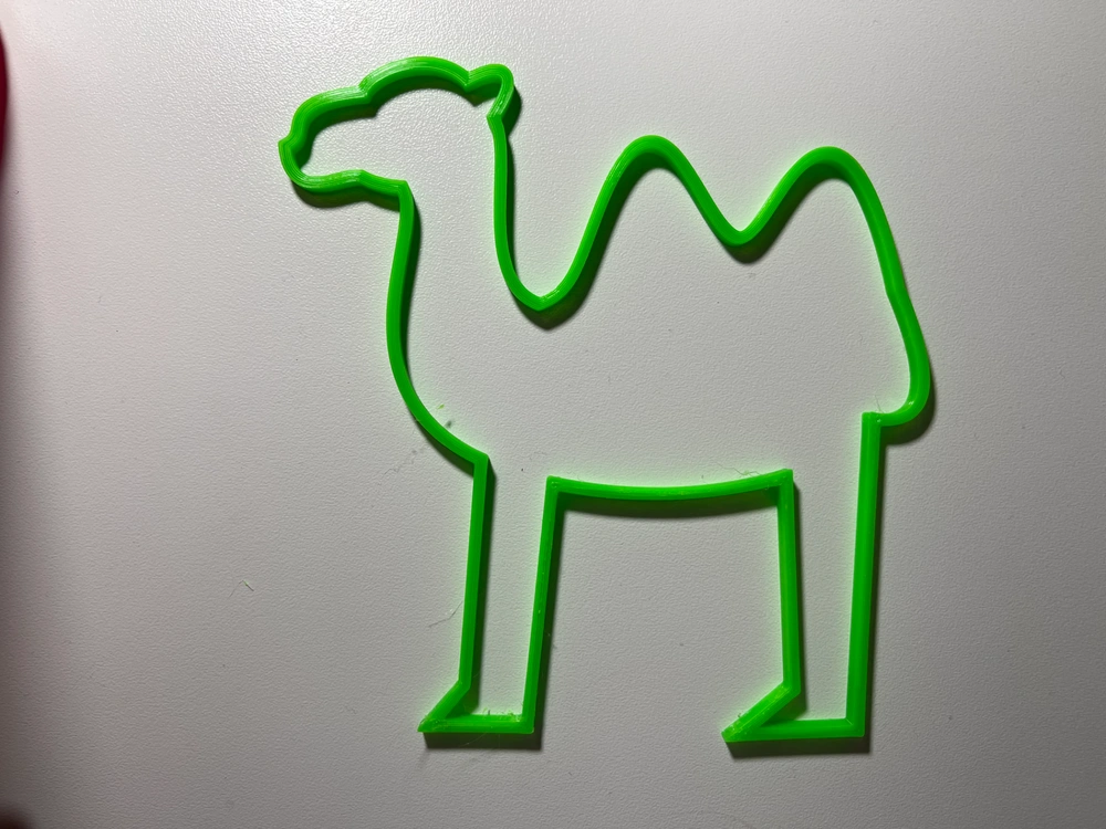 Khuôn Cắt Bánh Hình Lạc Đà - Stampino Cammello