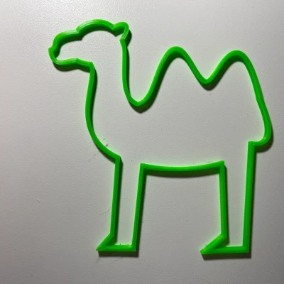 Khuôn Cắt Bánh Hình Lạc Đà - Stampino Cammello