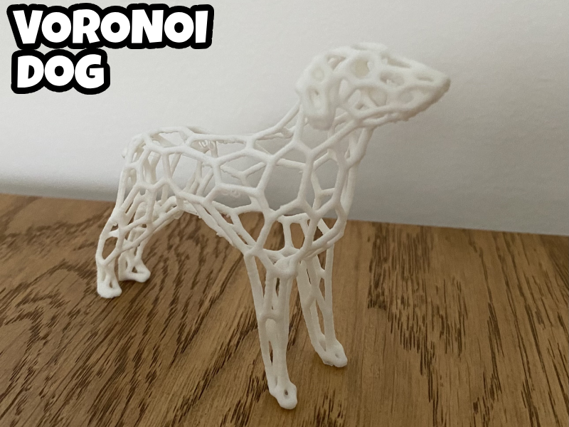 Chó Voronoi - Mô hình 3D