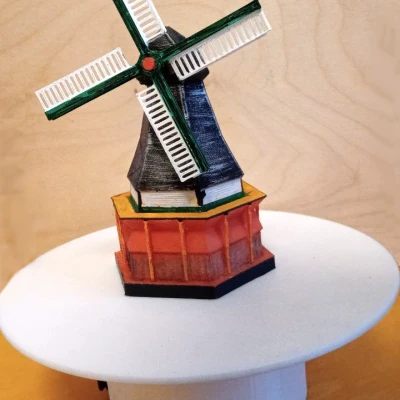 Mô Hình Cối Xay Gió Hà Lan