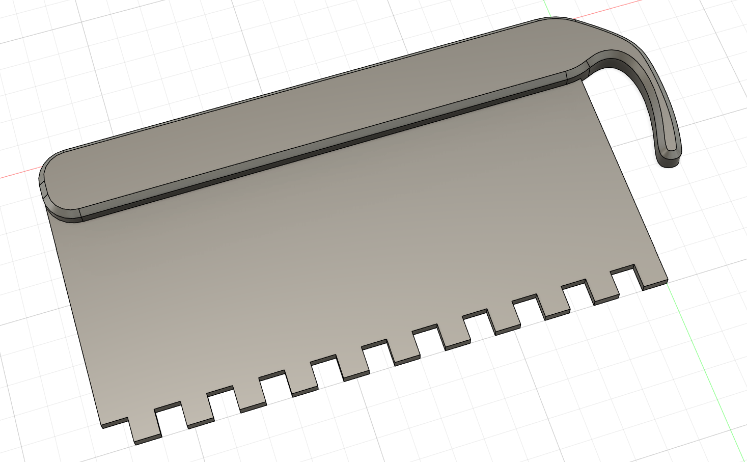 Cái bay có khía || Bay trét răng cưa