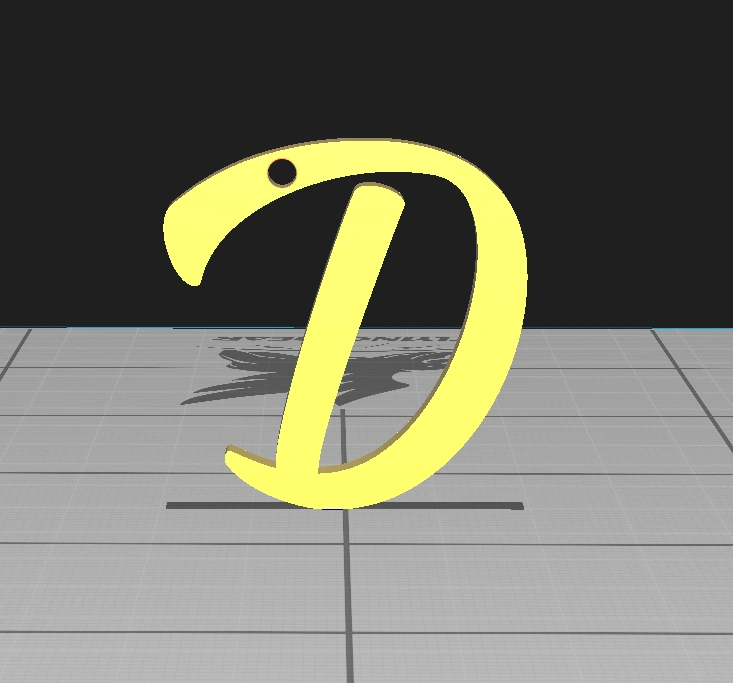 Chữ Cái Móc Khóa hoặc Đánh Dấu Bàn