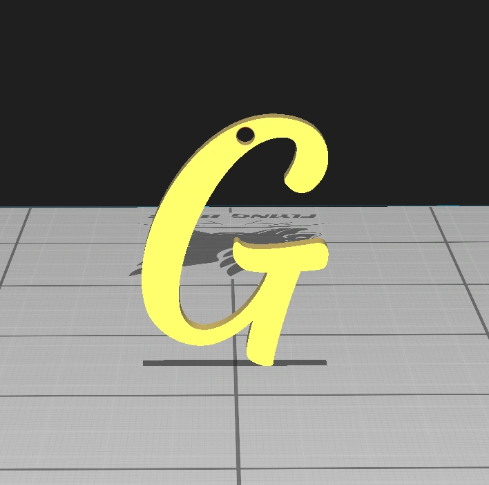 Chữ Cái Móc Khóa hoặc Đánh Dấu Bàn