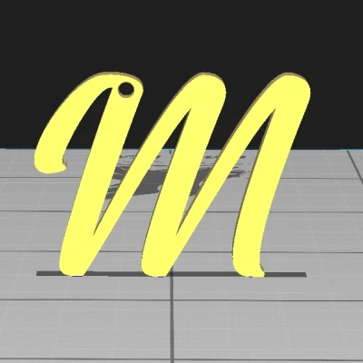 Chữ Cái Móc Khóa hoặc Đánh Dấu Bàn