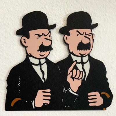 Hernández y Fernández - Dupont et Dupont - Thomson and Thompson - Schulze und Schultze - Tintin