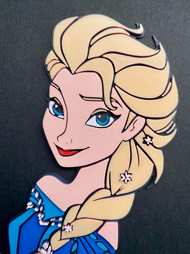 Elsa - Frozen - Disney (Mô hình in 3D)
