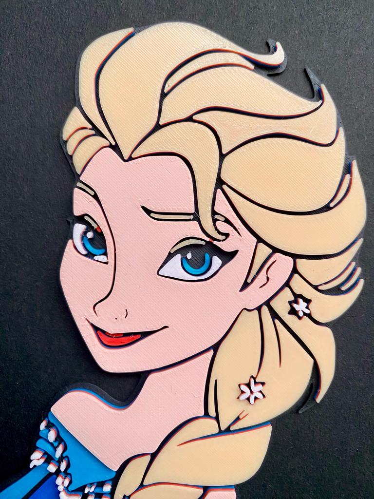 Elsa - Frozen - Disney (Mô hình in 3D)