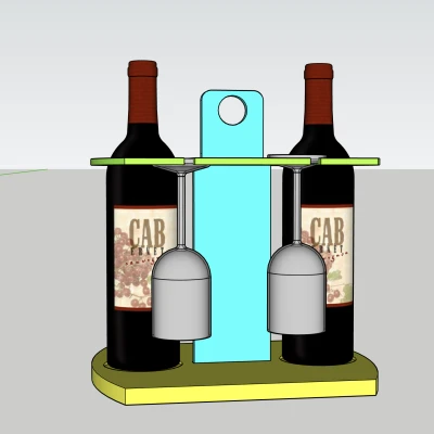 ORGANIZZATORE GT157 - Kệ Để Chai Rượu Bàn