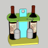 ORGANIZZATORE GT157 - Kệ Để Chai Rượu Bàn - Thumbnail 4