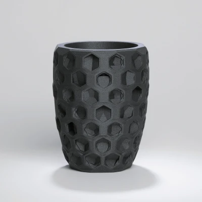 Bình đựng tro cốt tùy chỉnh, có thể thay đổi kích thước để in.