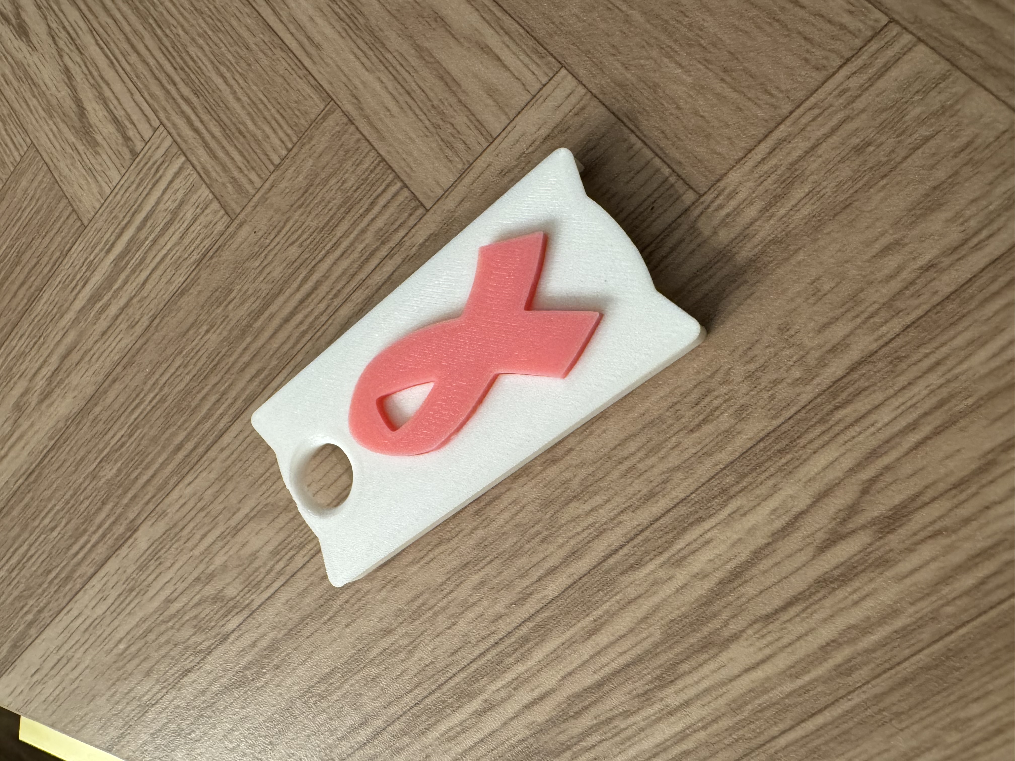 Tấm Tên Ly Stanley Hình Ruy Băng Nhận Thức Ung Thư