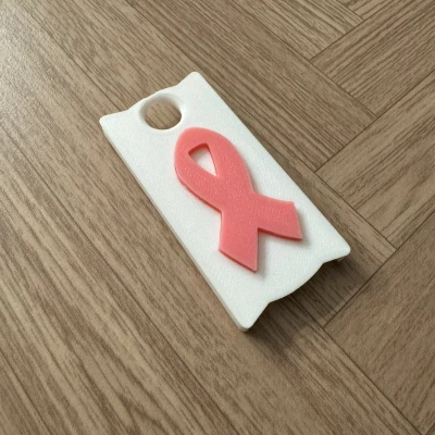 Tấm Tên Ly Stanley Hình Ruy Băng Nhận Thức Ung Thư