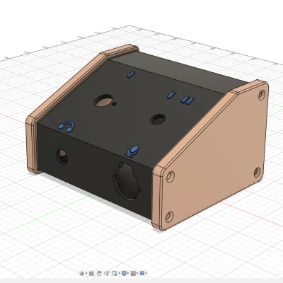 Hộp cho Amp tai nghe có chuyển đổi đầu vào