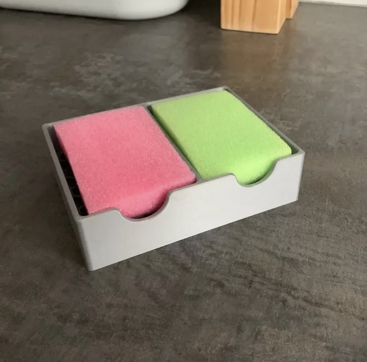 Chỗ phơi khô mút rửa chén