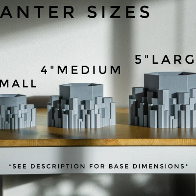 Chậu Trồng Cây Cột Đá, Có Lỗ Thoát Nước và Khay, Thiết Kế Iceland/Bắc Âu