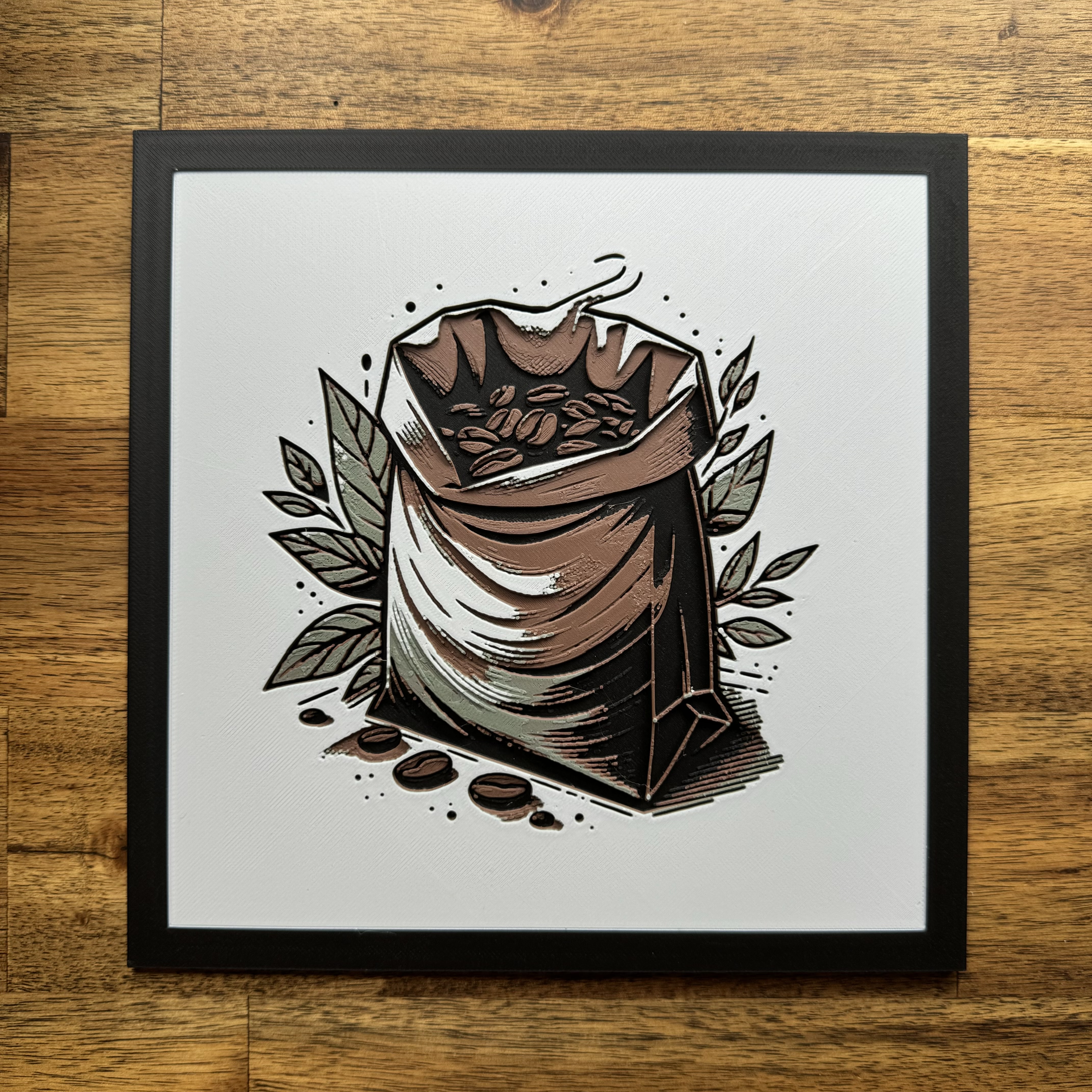 Mô Hình Túi Hạt Cà Phê