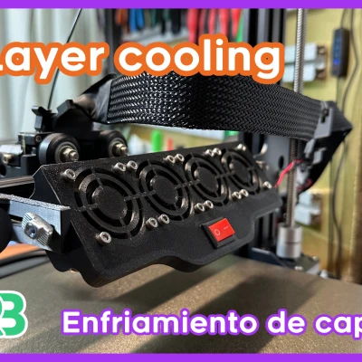 Hệ thống làm mát lớp cho máy in Creality