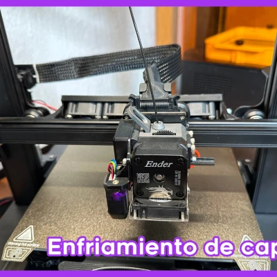 Hệ thống làm mát lớp cho máy in Creality