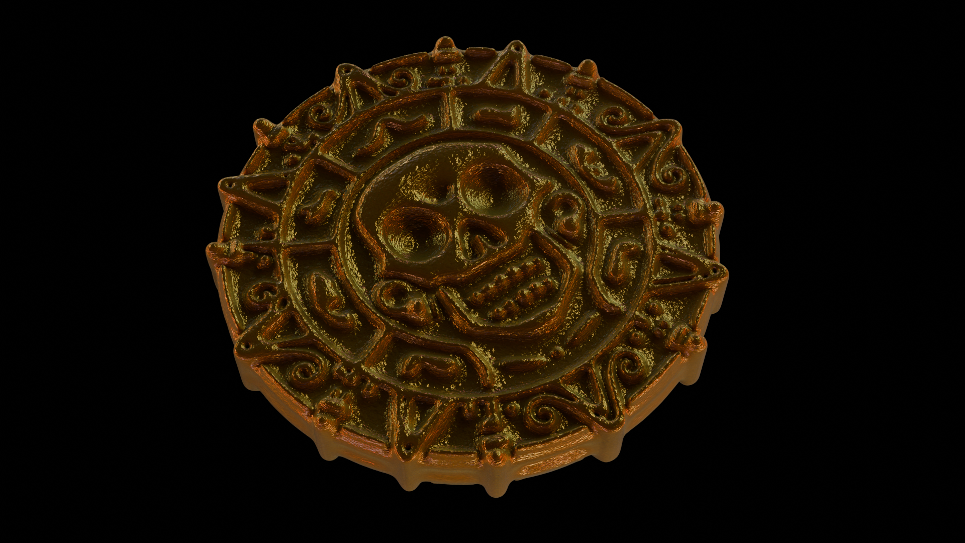 Đồng Xu Vàng Aztec Bị Nguyền Rủa - CursedAztecGoldCoin