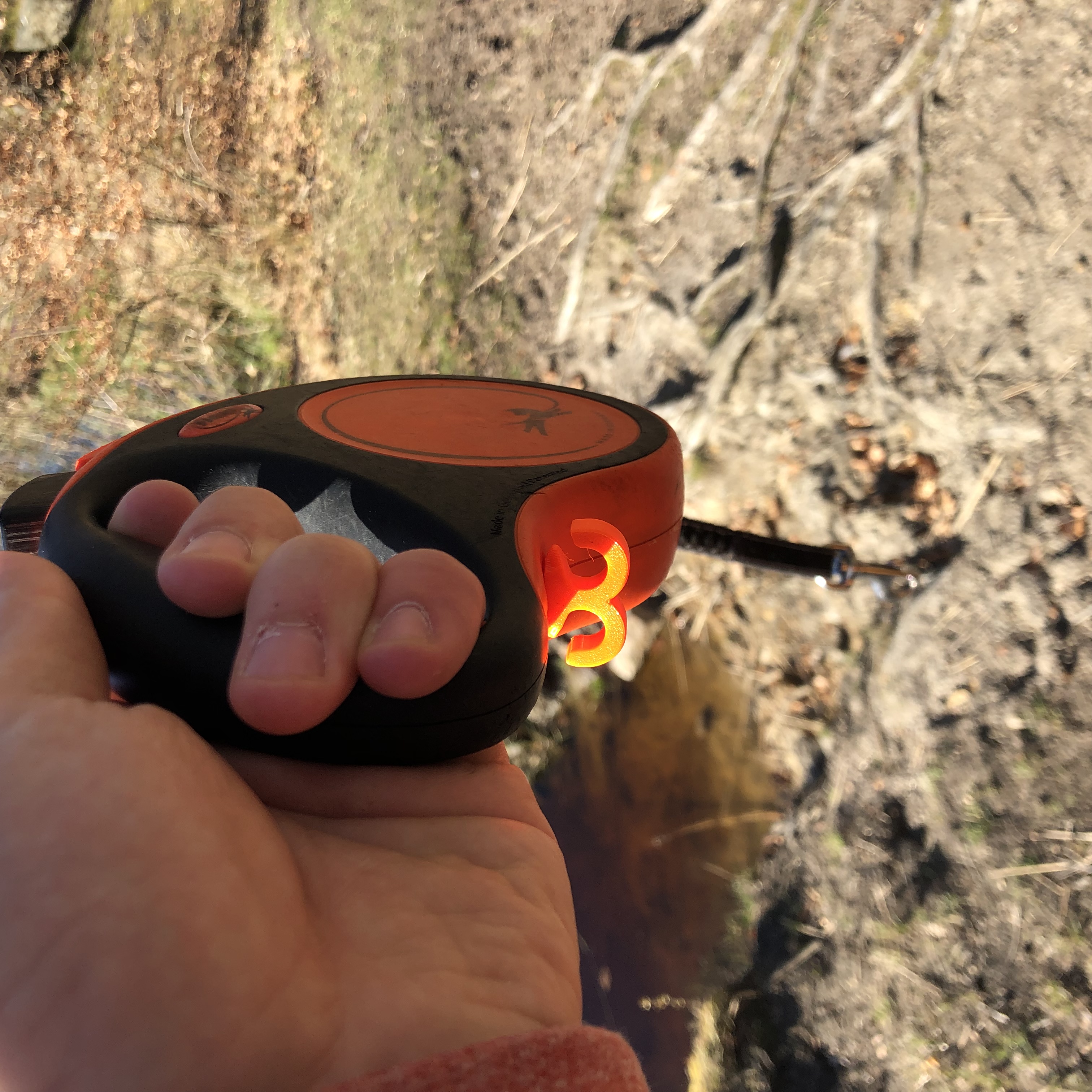 Móc Treo Túi Phân Cho Dây Dắt Flexi (Cho Hai Túi)