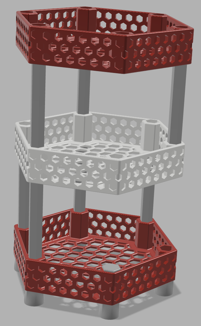 Kệ Lục Giác Lắp Ghép