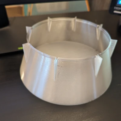 Chụp Đèn Tản Sáng - IKEA HEKTAR Đường Kính 155mm - Kiểu Lọ Xo