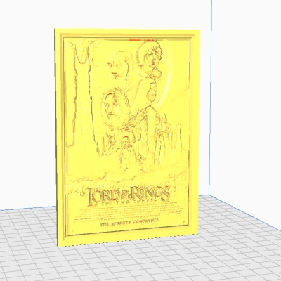 Ảnh Lithophane Poster Phim "The Two Towers"