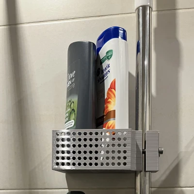 Rổ nhà tắm gắn ống 2 size