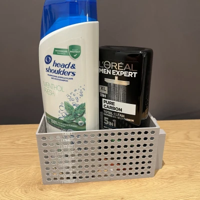 Rổ nhà tắm gắn ống 2 size