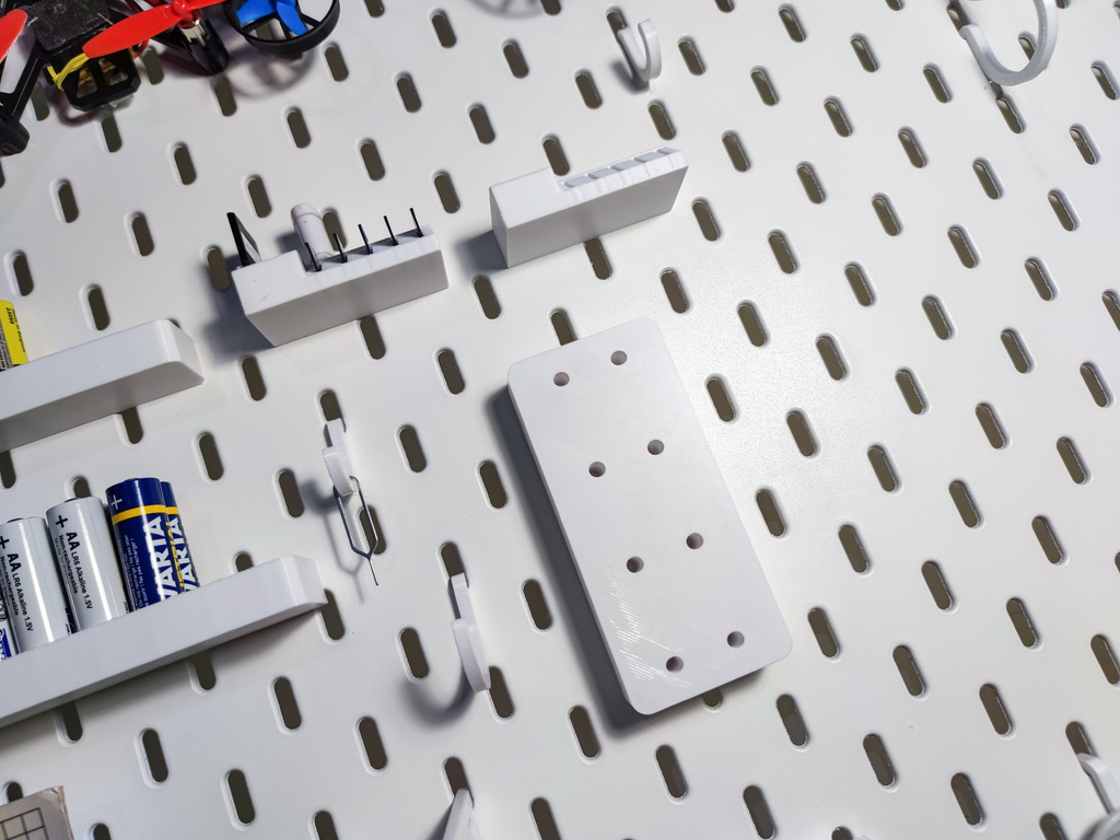 Giá đỡ sạc USB/ổ cắm EU cho IKEA Skadis