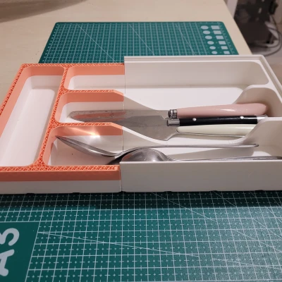 Hộp Đựng Dao Muỗng Nĩa Gridfinity