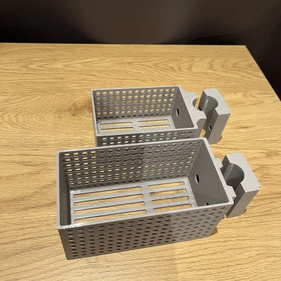 Rổ nhà tắm gắn ống 2 size