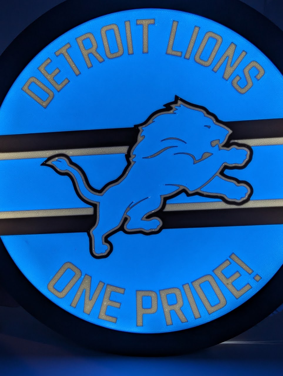 Hộp Đèn Tròn Detroit Lions