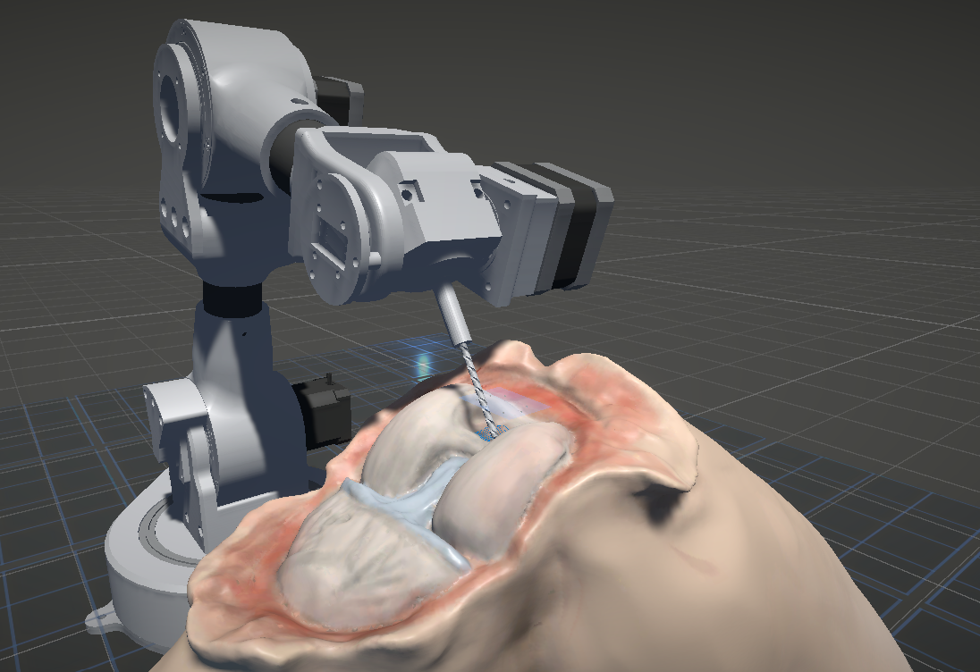 Cánh Tay Robot Khoan (4 DOF)