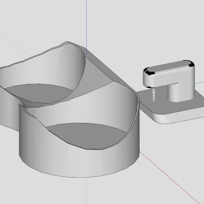 Giá đôi đựng keo hồ cho Ikea Skadis