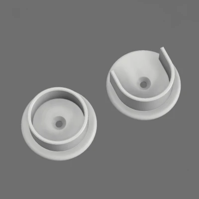 Bộ Đế Treo Thanh Ngang Tủ Quần Áo (Cho Thanh 1 3/8 inch Tiêu Chuẩn Mỹ)