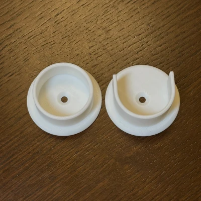 Bộ Đế Treo Thanh Ngang Tủ Quần Áo (Cho Thanh 1 3/8 inch Tiêu Chuẩn Mỹ)