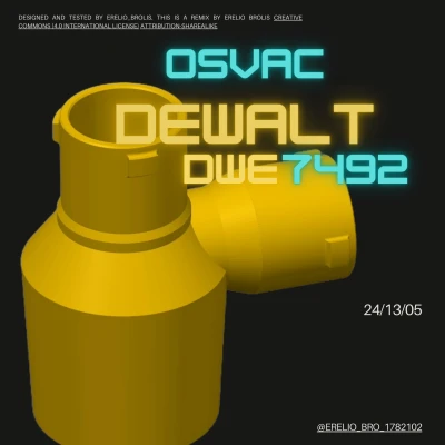 Adapter osVAC M32-M32-D60 cho Dewalt 7492